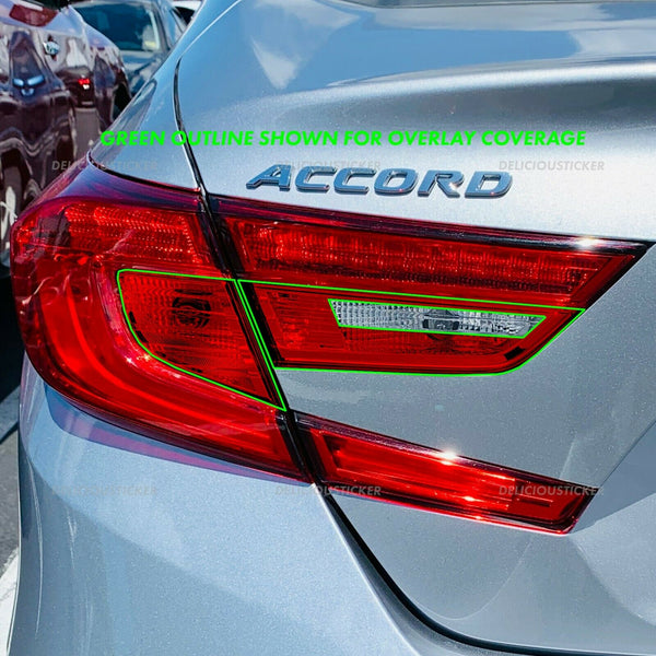 Euro Slim V4 Tail Light Inner Overlays (Fits For: 2018+ Honda Accord)