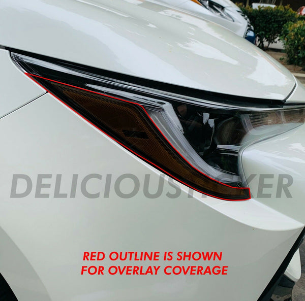 Smoked Front Amber Corner Insert (Fits For: 2019 + Corolla)