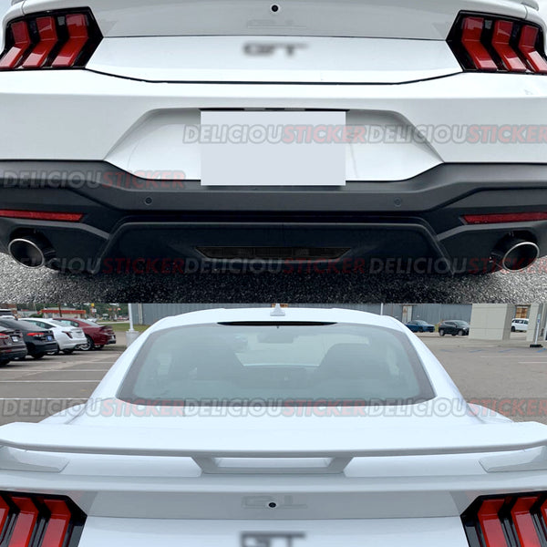 Rear 3rd Brake Light and Reverse Tint Decals Overlays (Fits For: 2024 Ford Mustang)