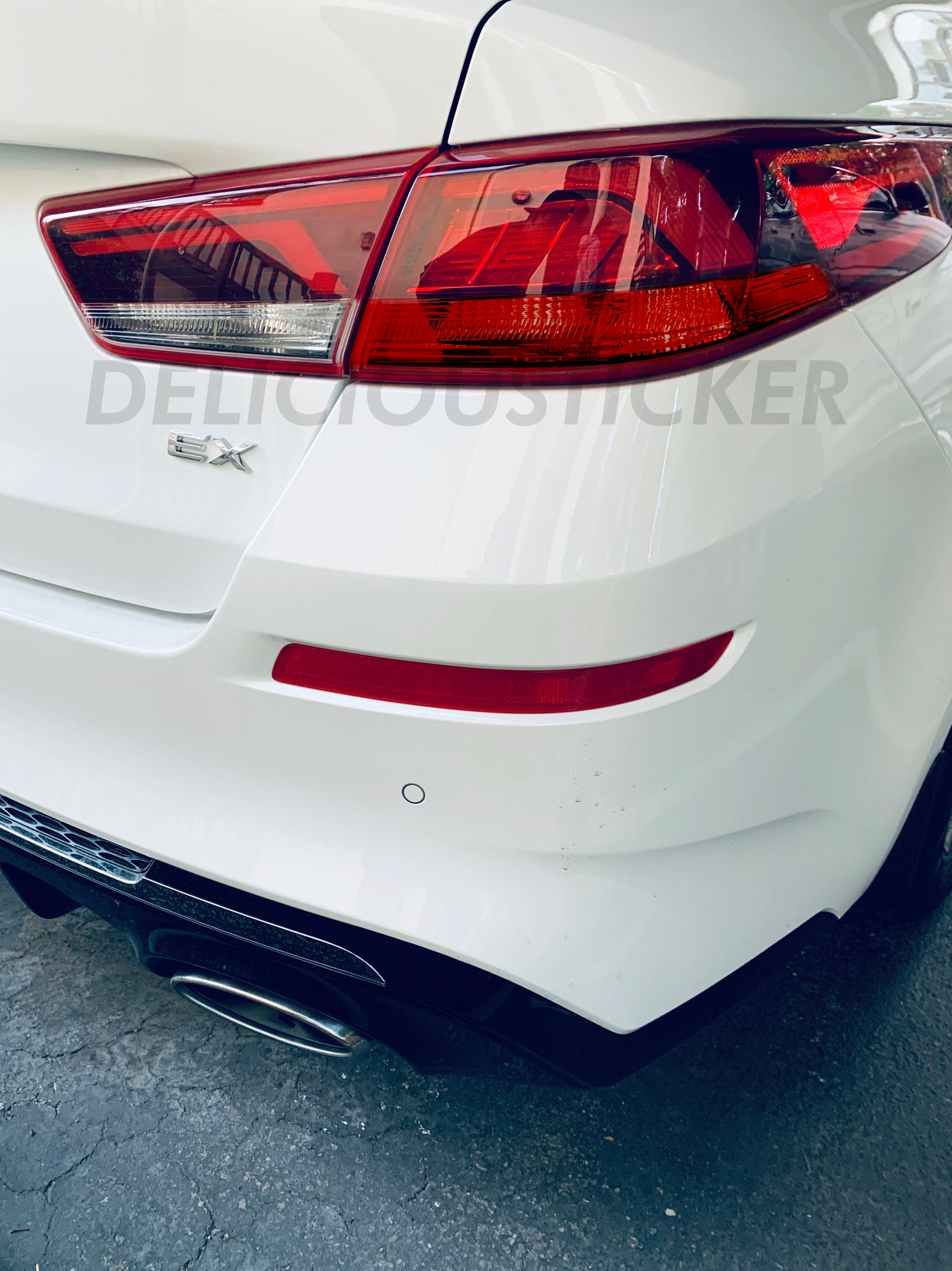 Red Tail Light Inner Signal Overlays (Fits For: 2016-2020 Optima)