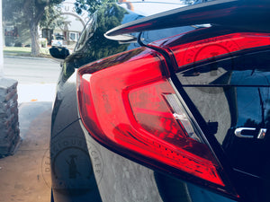 Red Tail Light Insert Overlays (Fits For: 2016-2020 Honda Civic Sedan)