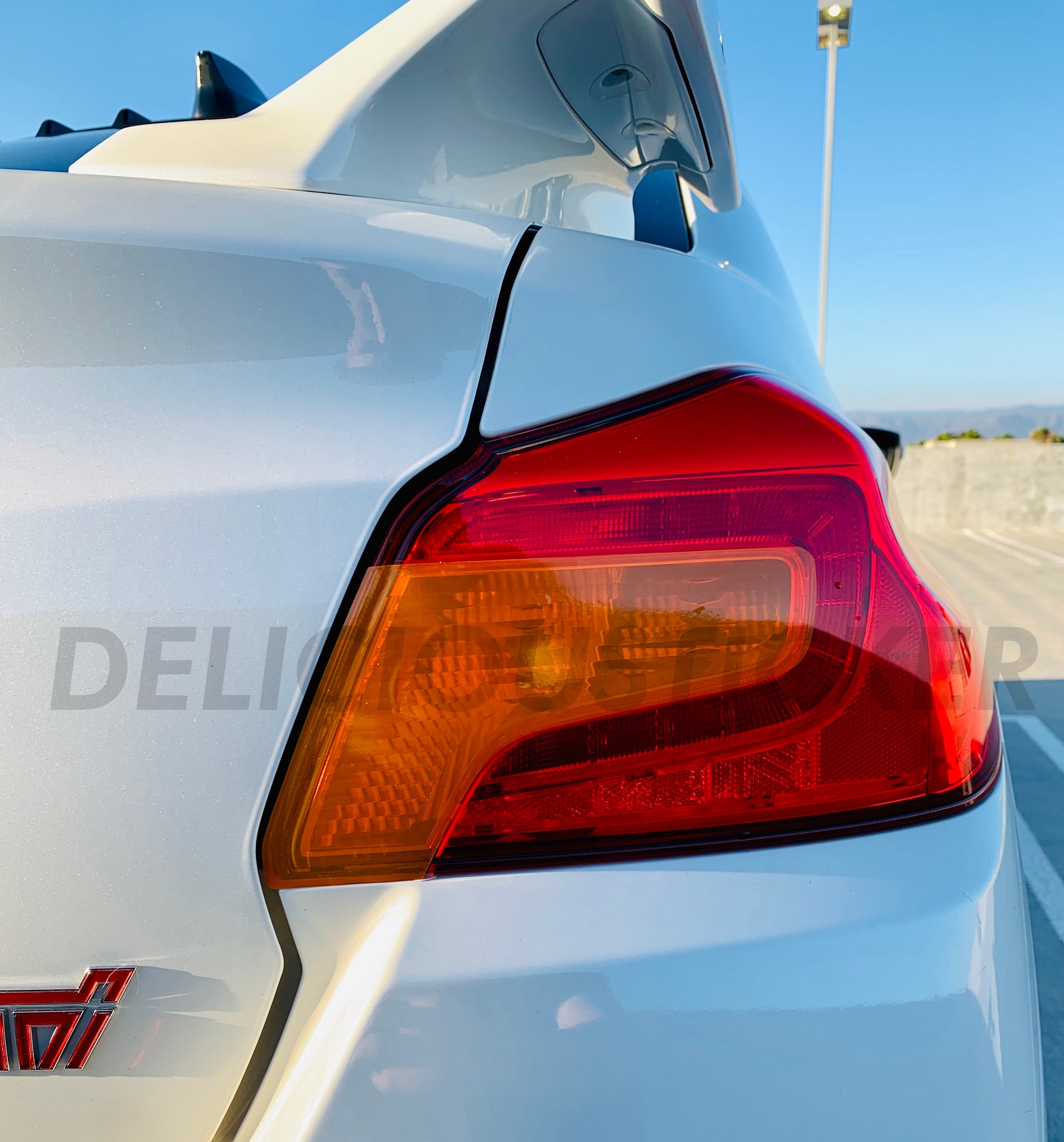 Amber Rear Tail light Insert (Fits For: 2015-2020 Subaru WRX/STI)