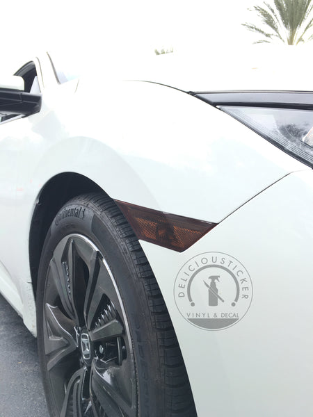 Side Marker Reflectors Overlay (Fits For: 2016-2020 Honda Civic)