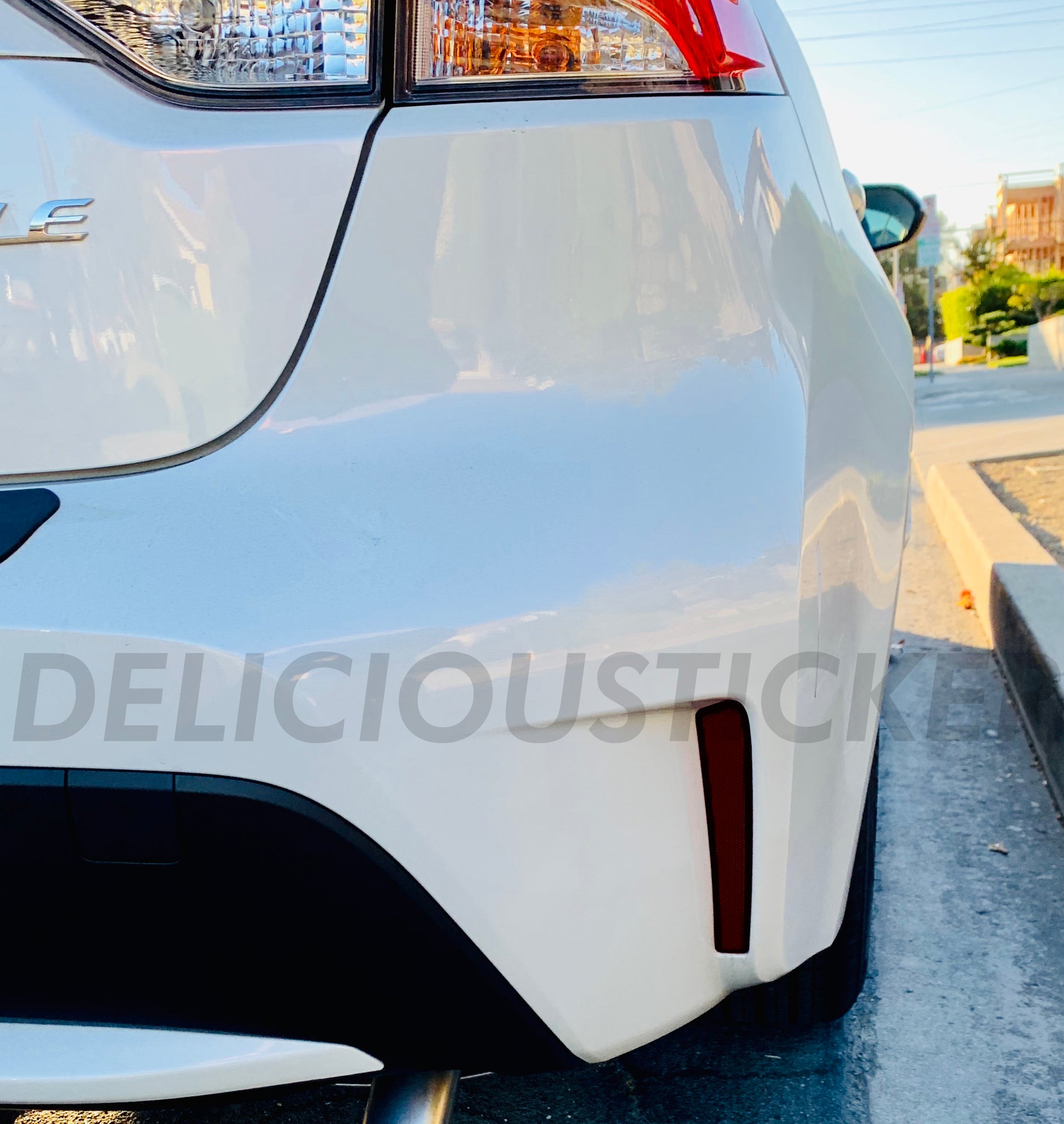 Rear Bumper Reflectors Overlay (Fits For: 2020 + Corolla)