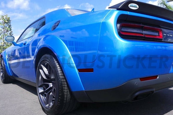 WIDEBODY ONLY Smoked Side Markers / Rear Bumper Reflectors (Fits For: 2015-2020 Challenger)