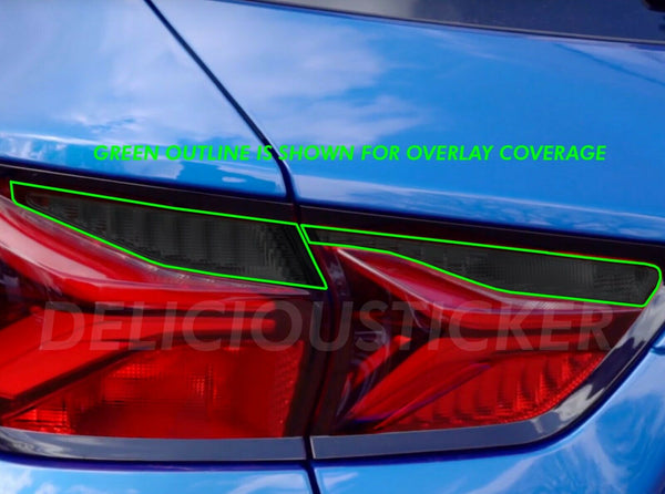 Smoked Tail Light Inner Overlays (Fits For: 2019+ Chevrolet Blazer)