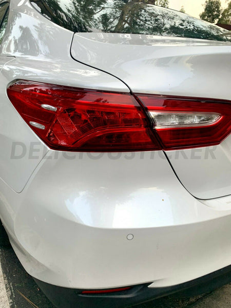 RED Signal Tail Light Insert Overlays (Fits For: 2018 + Camry)
