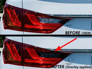 Smoked Reverse Insert Tail Light Overlay (Fits For: 2013-2015 Lexus GS350)