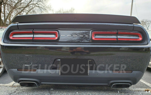 WIDEBODY ONLY Smoked Side Markers / Rear Bumper Reflectors (Fits For: 2015-2020 Challenger)