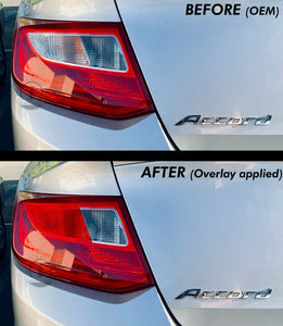 Red Indicator Tail Light Inner Overlays (Fits For: 2013-2015 Accord Coupe)