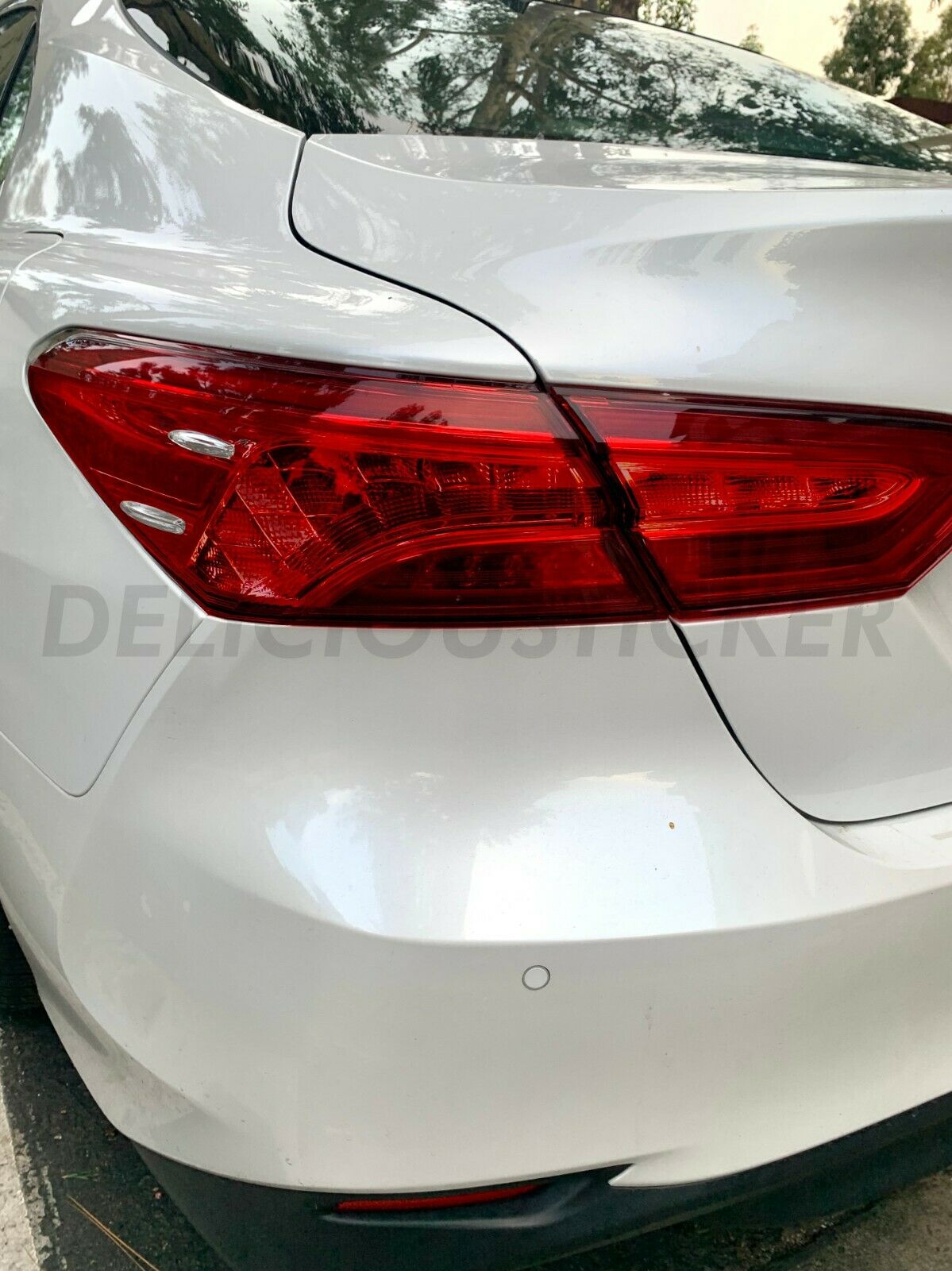RED Tail Light Insert Overlays (Fits For: 2018 + Camry)
