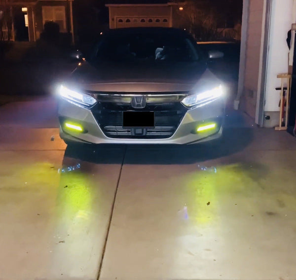 Fog Light Insert (Fits For: 2018 + Honda Accord)