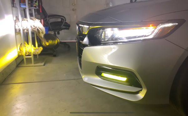 Fog Light Insert (Fits For: 2018 + Honda Accord)