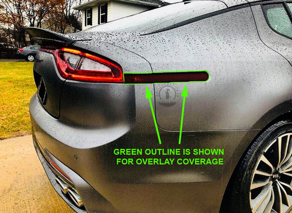 Smoked Rear Side Markers Overlays (Fits For: 2018+ Kia Stinger)